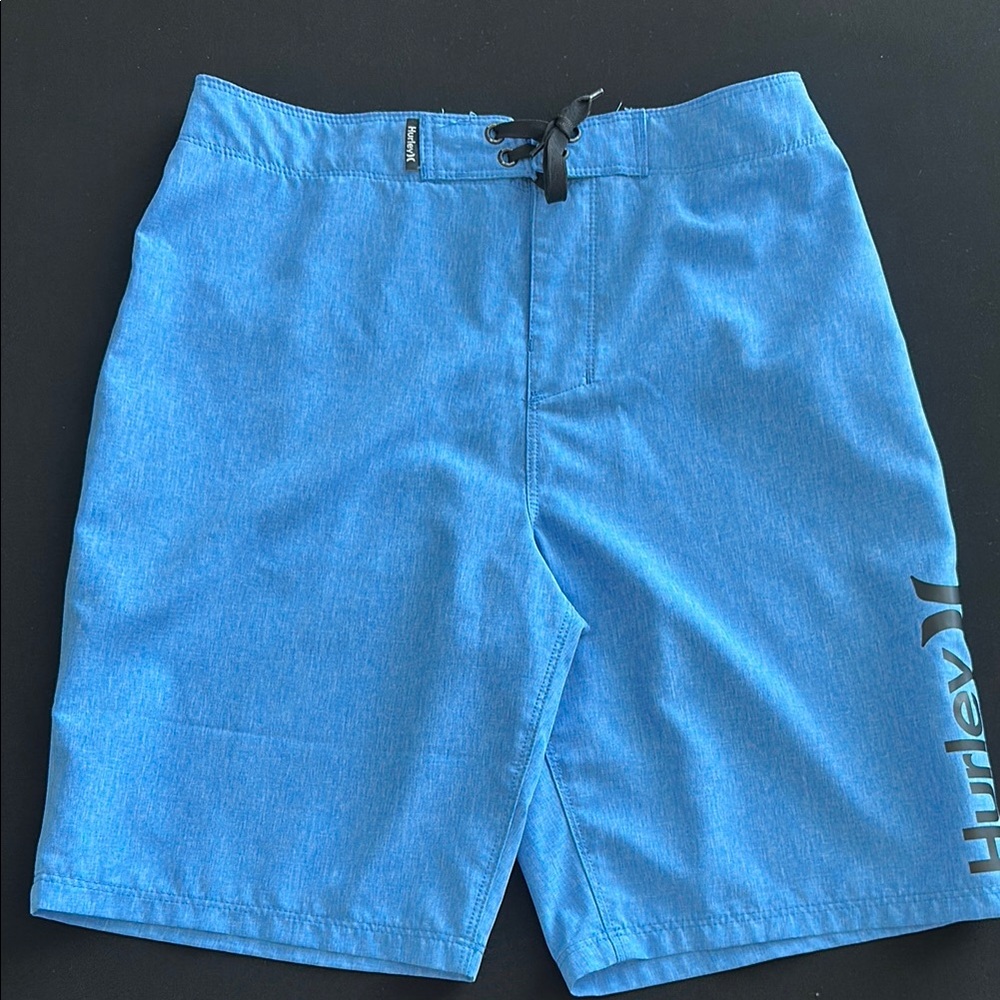 Hurley Light Blue Swim Shorts 14/27
